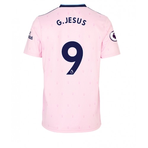 Fotbalové Dres Arsenal Gabriel Jesus #9 Alternativní 2022-23 Krátký Rukáv